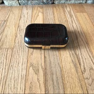 Banana republic brown clutch